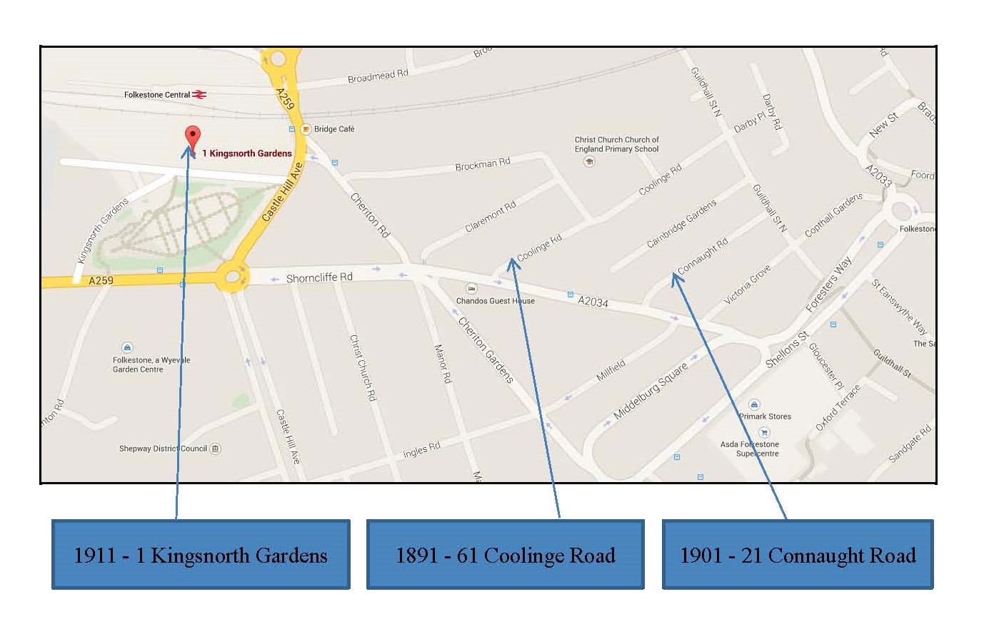 Kent Folkestone 1 Kingsnorth Gardens The Badsey Society